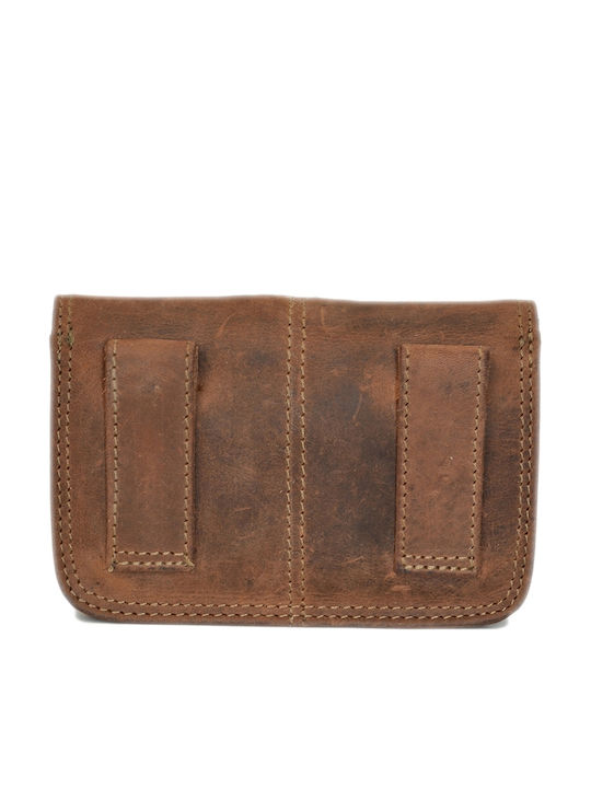 Geantă Bărbătească de Umăr / Tip Crossbody din Piele Maro