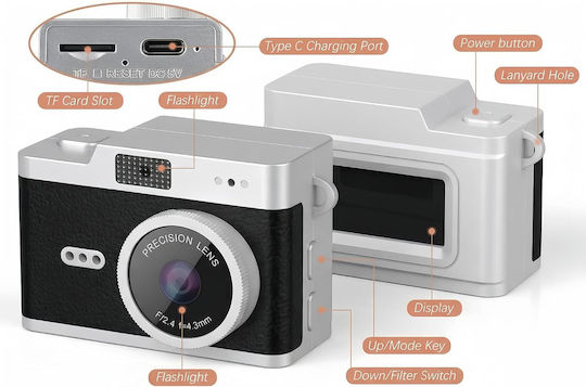 Wowkids X5 Aparat Foto Compact 2MP Full HD (1080p) Negru