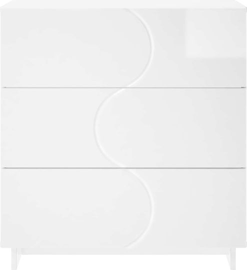 Wooden Sideboard with Drawers White 70x38x75 cm