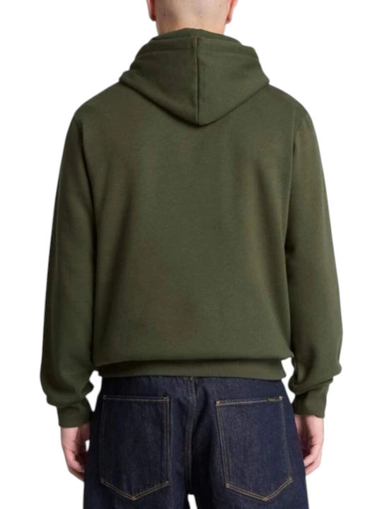 Grüner Hoodie mit Kapuze
