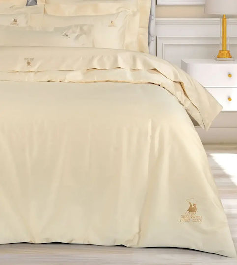 Greenwich Polo Club Classic 2334 Super-Double Set 4 Pieces 250x270cm Cream Greenwich Polo Club Classic 2334 Super-Double Set 4 Pieces 250x270cm Cream