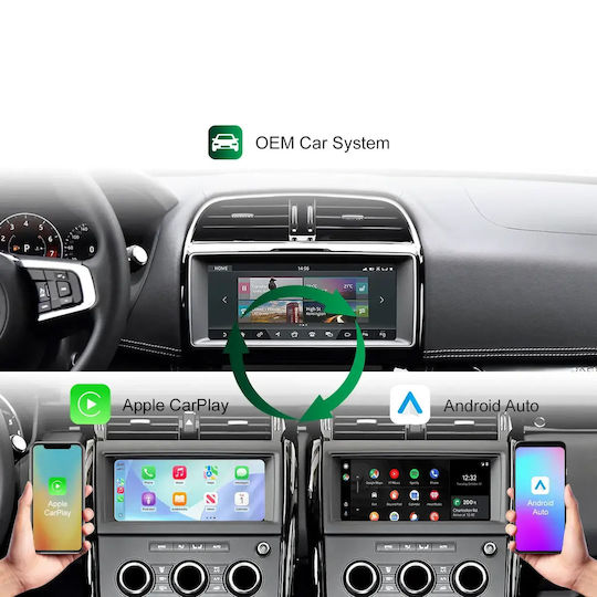 Digital IQ Auto-Audiosystem für Land Rover Discovery 2016–2019 (Bluetooth/USB/WiFi/GPS/Apple CarPlay/Android Auto) mit 10,25-Zoll-Touchscreen