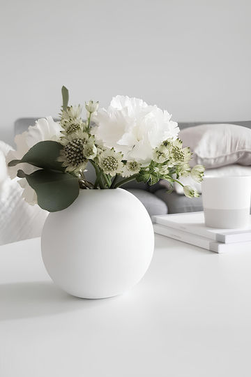 SteweHome Διακοσμητικό Βάζο Μαύρο Y14cm