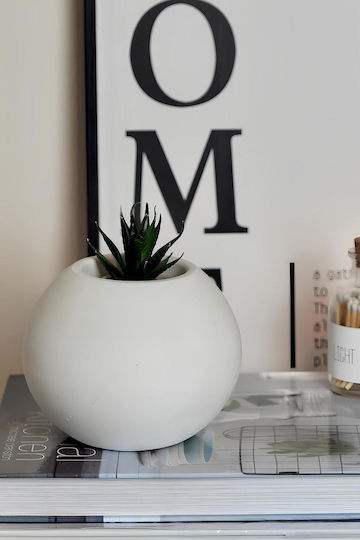 SteweHome Διακοσμητικό Βάζο Μαύρο Y14cm