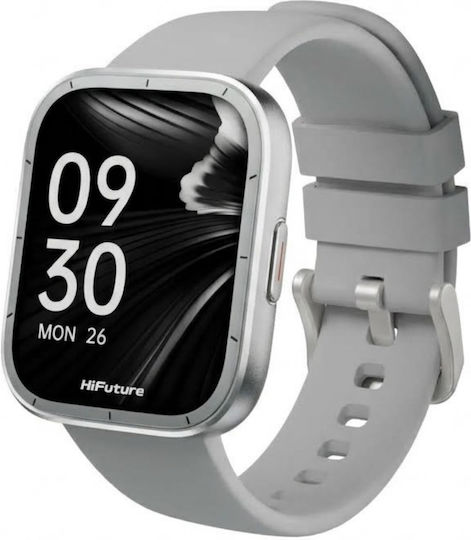 Zone3 Aluminium 47mm Smartwatch με Παλμογράφο (Ασημί)