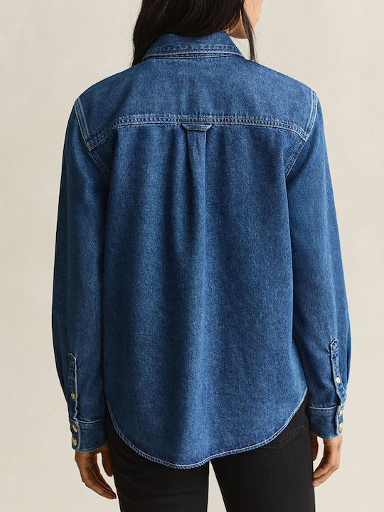 Gant Дамска Риза Denimblue