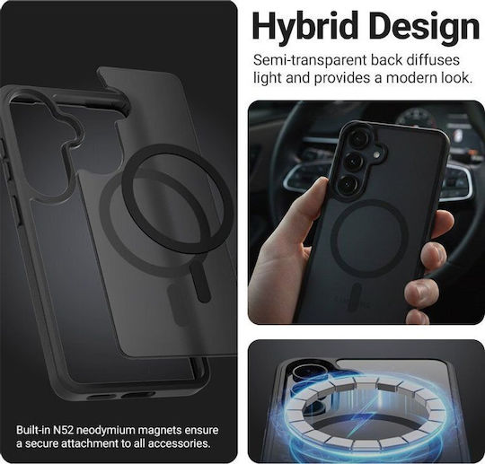 Crong Hybrid Matte Magnetic Back Cover Albastru (Xiaomi 17T)