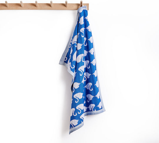 Butlers Küchentuch aus 100 % Baumwolle in Blau 67x50cm