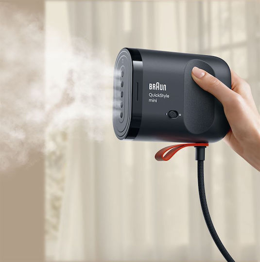 Braun Quickstyle Mini Ατμοκαθαριστής Ρούχων Χειρός 1200W Μαύρος