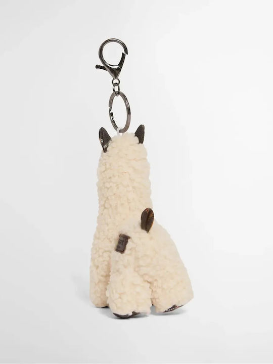 Barbour Animal Key Ring Khaki