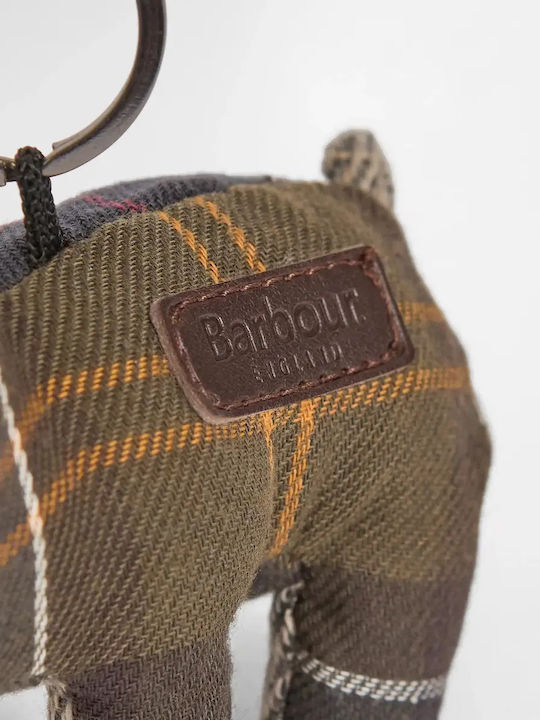 Barbour Animal Key Ring Khaki