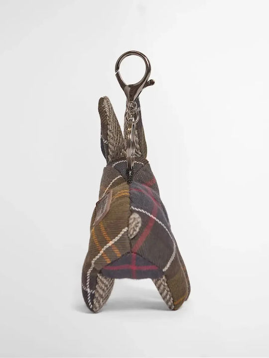 Barbour Animal Key Ring Khaki