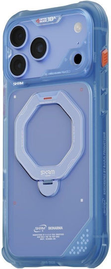 Skinarma Husa Saturn MagSafe + Suport Rotativ iPhone 18 Pro Max 17 Pro Max Albastru Sk-2026ipp6.9-saturn-blu