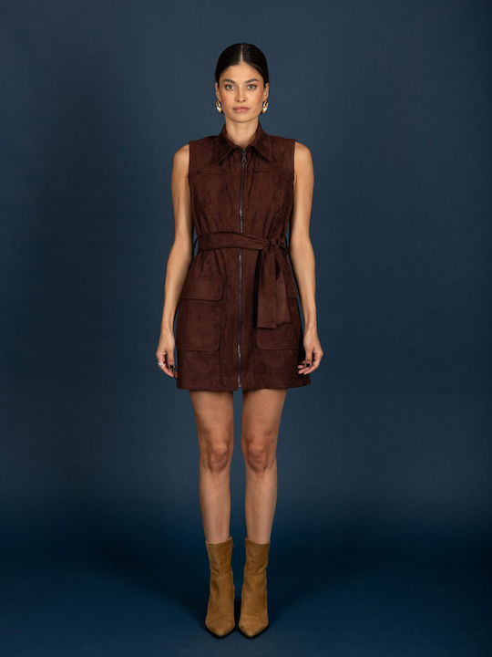 Мини Рокля Maroon