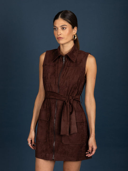 Мини Рокля Maroon