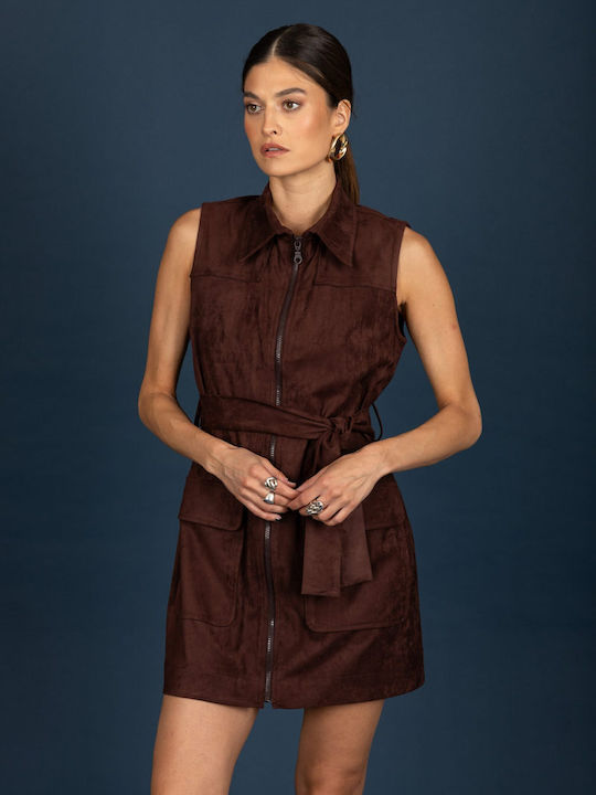 Мини Рокля Maroon