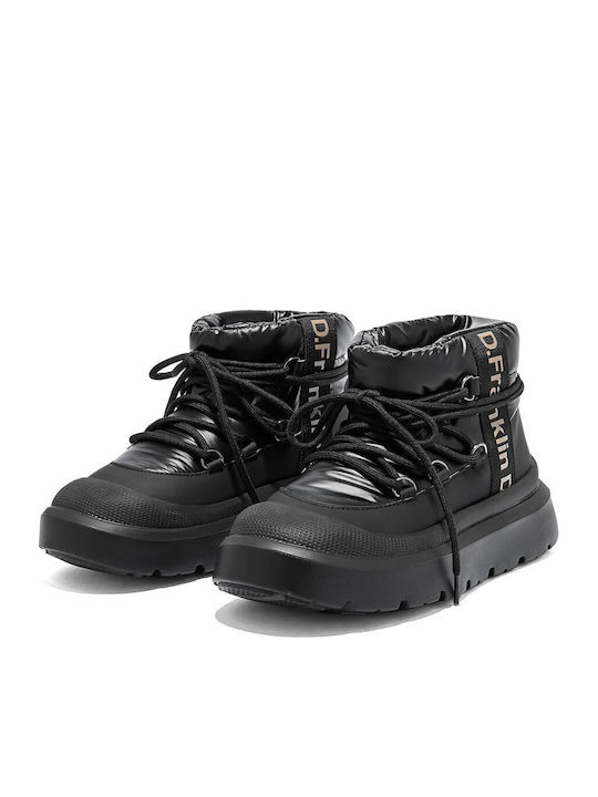 Snow Damen-Schneestiefel Schwarz