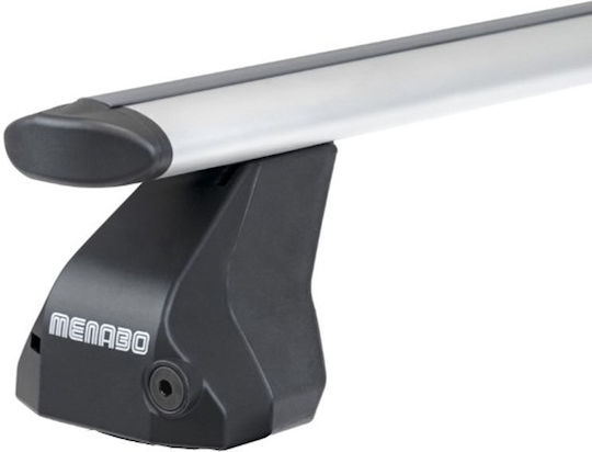 Menabo Komplettes Set Autodachträger Aluminium Omega Plus M 112 cm Silber Alfa Romeo 159 SportWagon 5 Türen 2006>2013-2 Stück 9650 Mb+14720 Mb Mp.ar.14720/mb-omgps-6