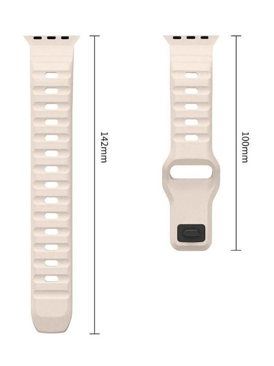 Tech-protect Silicone Line Apple Watch 8 9 10 11 12 Se Ultra 44 45 46 49 Mm Stone 5906302399000