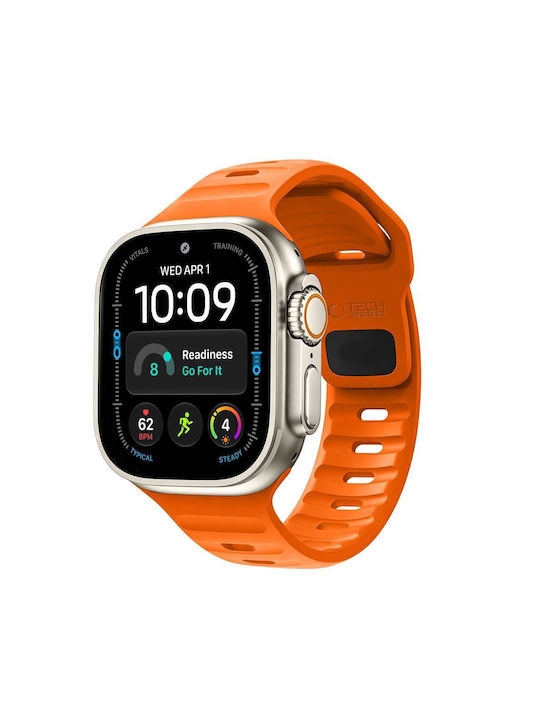 Tech-protect Silicone Line Apple Watch 8 9 10 11 12 Se Ultra 44 45 46 49 Mm Orange 5906302398997 Tech-protect Silicone Line Apple Watch 8 9 10 11 12 Se Ultra 44 45 46 49 Mm Orange 5906302398997