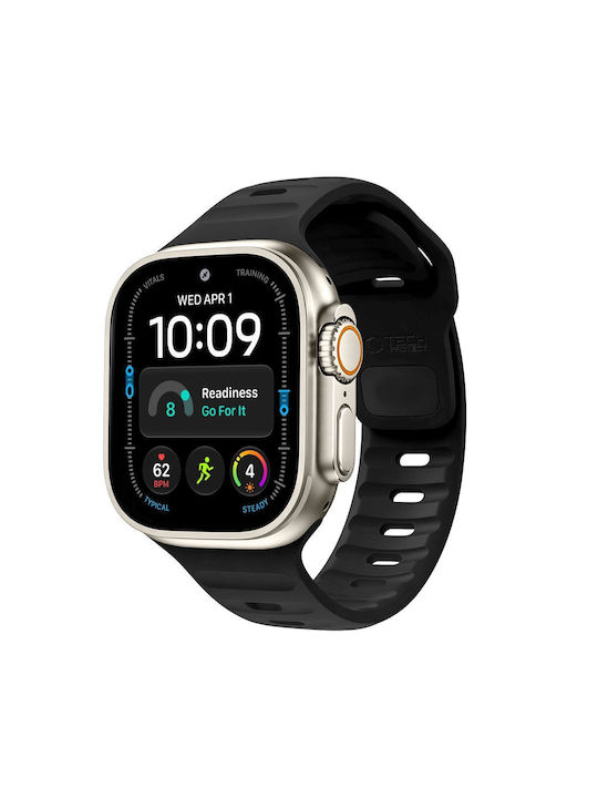 Tech-protect Silicone Line Apple Watch 8 9 10 11 12 Se Ultra 44 45 46 49 Mm Black 5906302398980 Tech-protect Silicone Line Apple Watch 8 9 10 11 12 Se Ultra 44 45 46 49 Mm Black 5906302398980