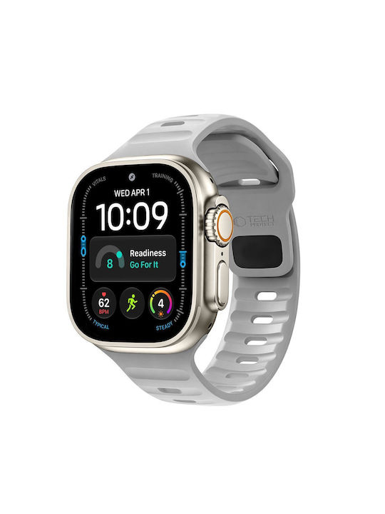 Tech-protect Silicone Line Apple Watch 8 9 10 11 12 Se Ultra 44 45 46 49 Mm Lunar Grey 5906302399017 Tech-protect Silicone Line Apple Watch 8 9 10 11 12 Se Ultra 44 45 46 49 Mm Lunar Grey 5906302399017