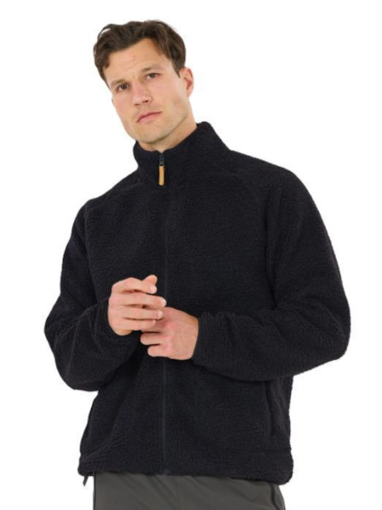 Herren-Fleecejacke Schwarz