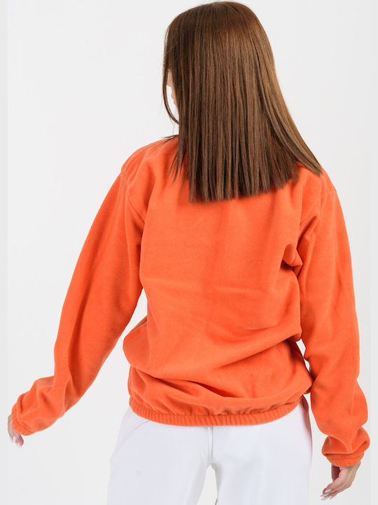 Ανδρική Ζακέτα Fleece Πορτοκαλί