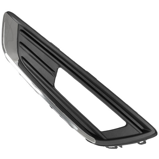 Ford Focus III Facelift 12–16 Kühlergrill für Halogenscheinwerfer und Frontstoßfänger Schwarz + Chrom Links