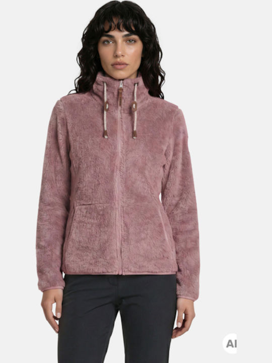Fleece Women's Cardigan Amethyst
