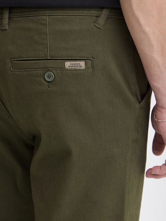 Ανδρικό Παντελόνι Chino Regular Fit Forest Night