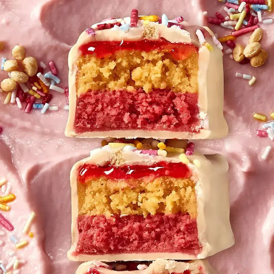Myprotein Layered Riegel mit 20 g Protein und Vanille-Geburtstagskuchengeschmack 60 g