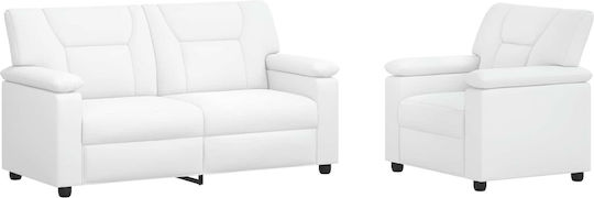 Wohnzimmermöbel-Set 2-Sitzer & Sessel