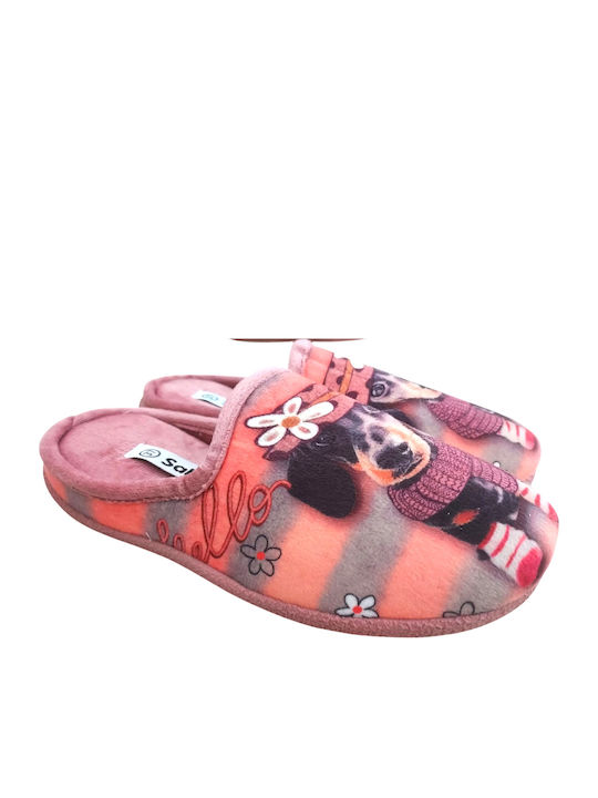 Winter Women's Slippers Pink