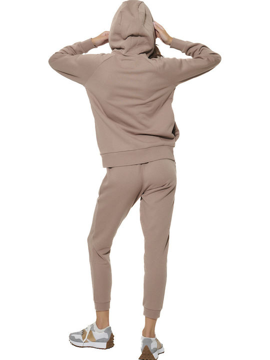Fleece Sweatpants Mocha Meringue