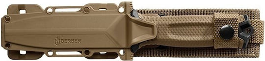 Gerber Strongarm Coyote Serrated Нож Бял с Калъф