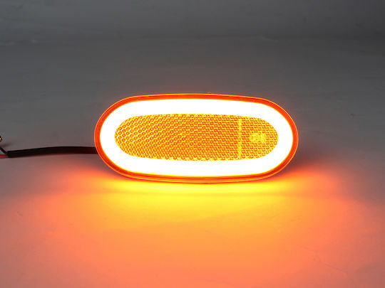 Неонова LED габаритна светлина Mercedes Sprinter Volkswagen Crafter 12/24 V Кехлибарена 0225