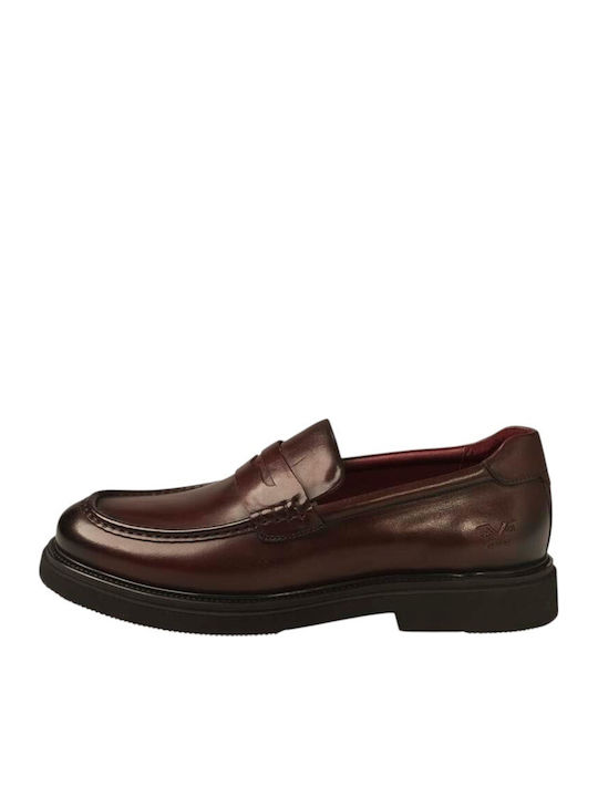 Ανδρικά Loafers σε Μπορντό Χρώμα