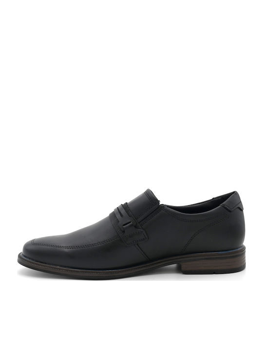Mocasini Bărbătești din Piele de Culoare Neagră