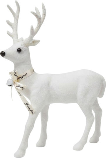 Weihnachtsfigur Weißer Rentier