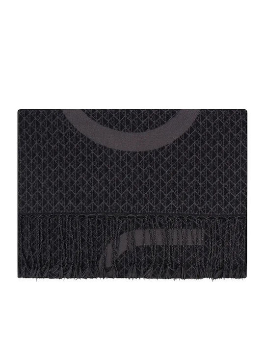 Men's Wool Scarf Black