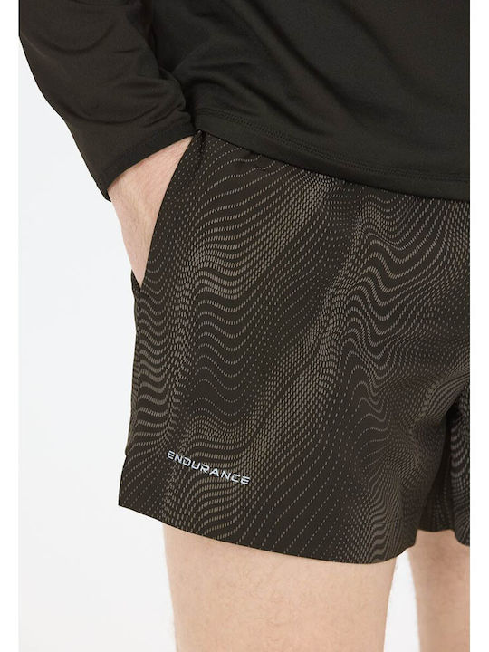Αθλητική Ανδρική Βερμούδα Relaxed Fit Μαύρη
