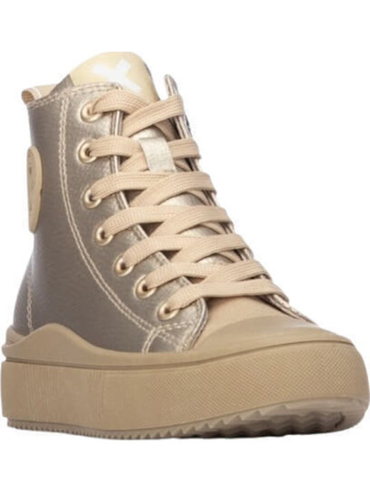 Παιδικά Sneakers High Χρυσά