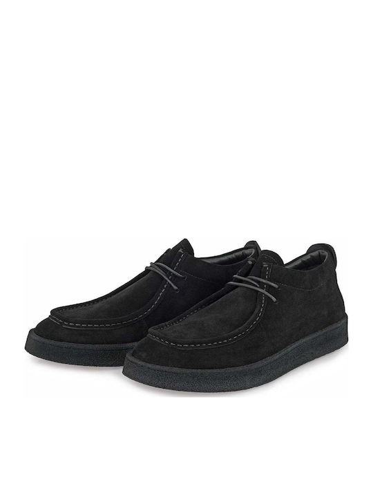 Black Suede Men's Casual Shoes