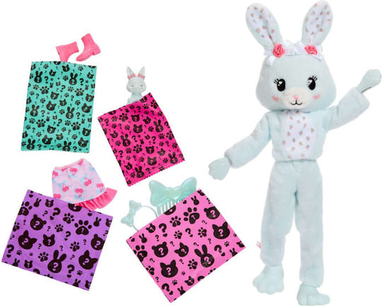 Barbie Зайче кукла Cutie Reveal за 3+ години