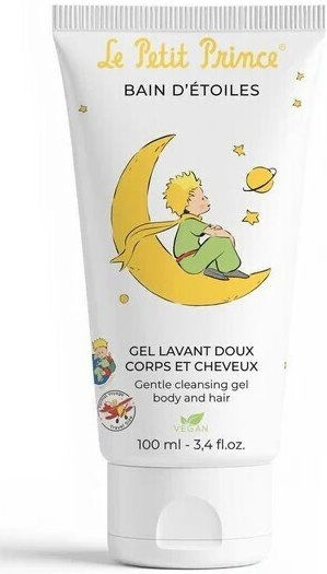 Le Petit Prince Органичен Детски Душ Гел с Невен / Цветя / Алое Вера за Чувствителната Зона под Формата на Гел 100 мл