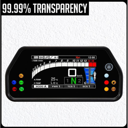 Speedo Angels Protecție instrumente motocicletă Yamaha Tracer 7 GT Transparent