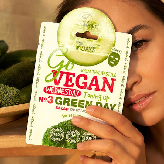 7DAYS Go Vegan Sheet Mask 25гр