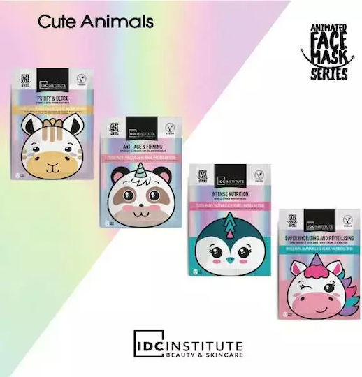 IDC Institute Vegan Süße Tiere Animierte Pinguin Stoffmaske 25gr