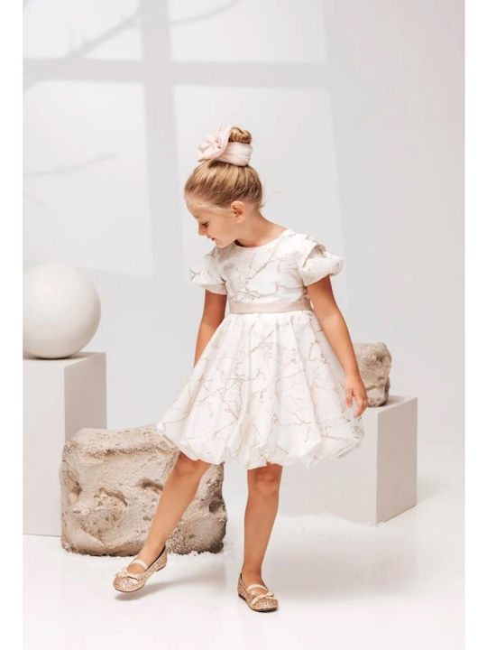 Baby Bloom Rochie Albă de Botez